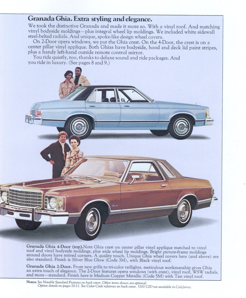 1975 Ford Granada Brochure Page 1